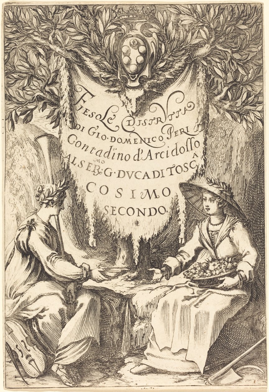 Krásný zahradník, 1619. od Jacques Callot