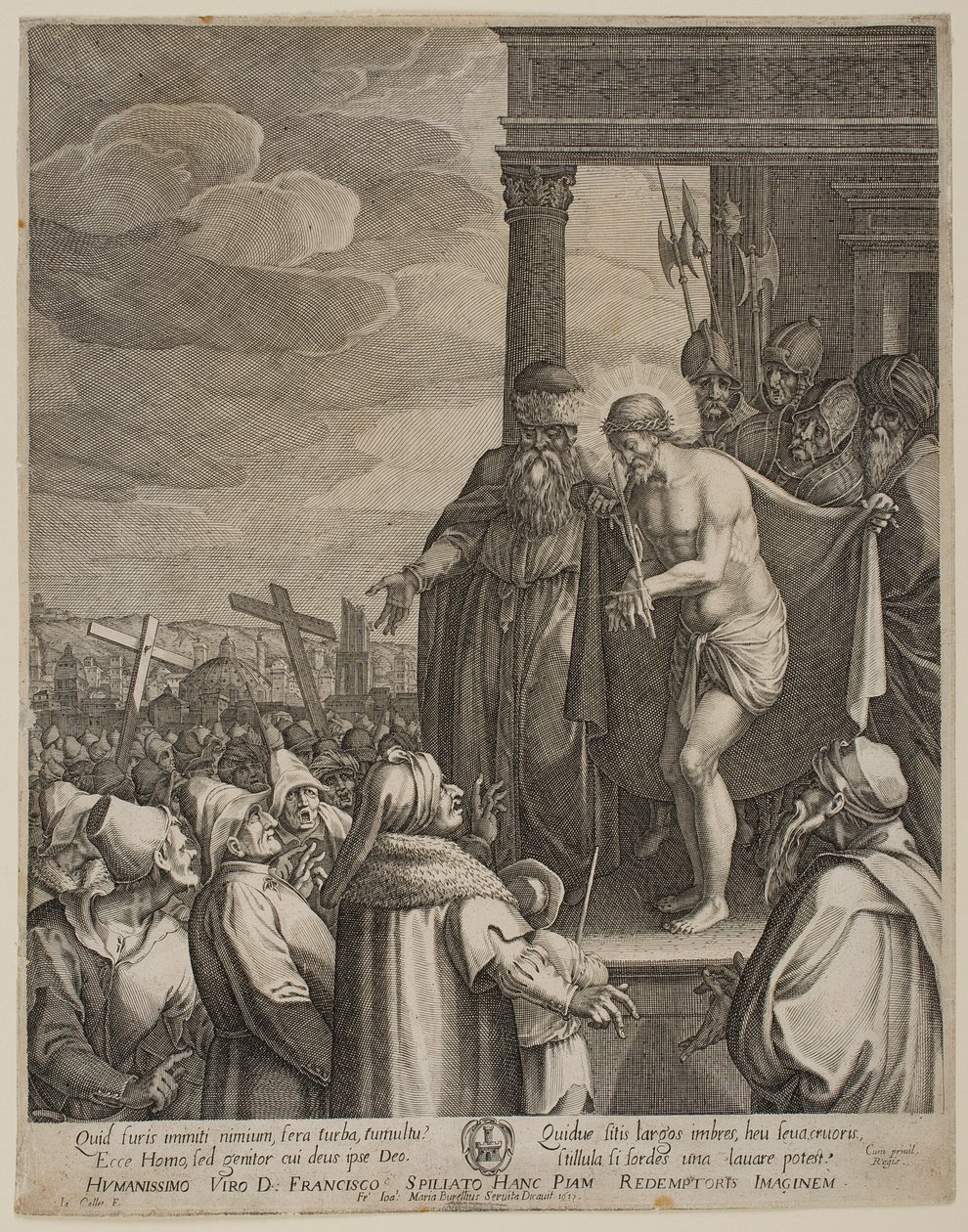 Velké Ecce Homo od Jacques Callot