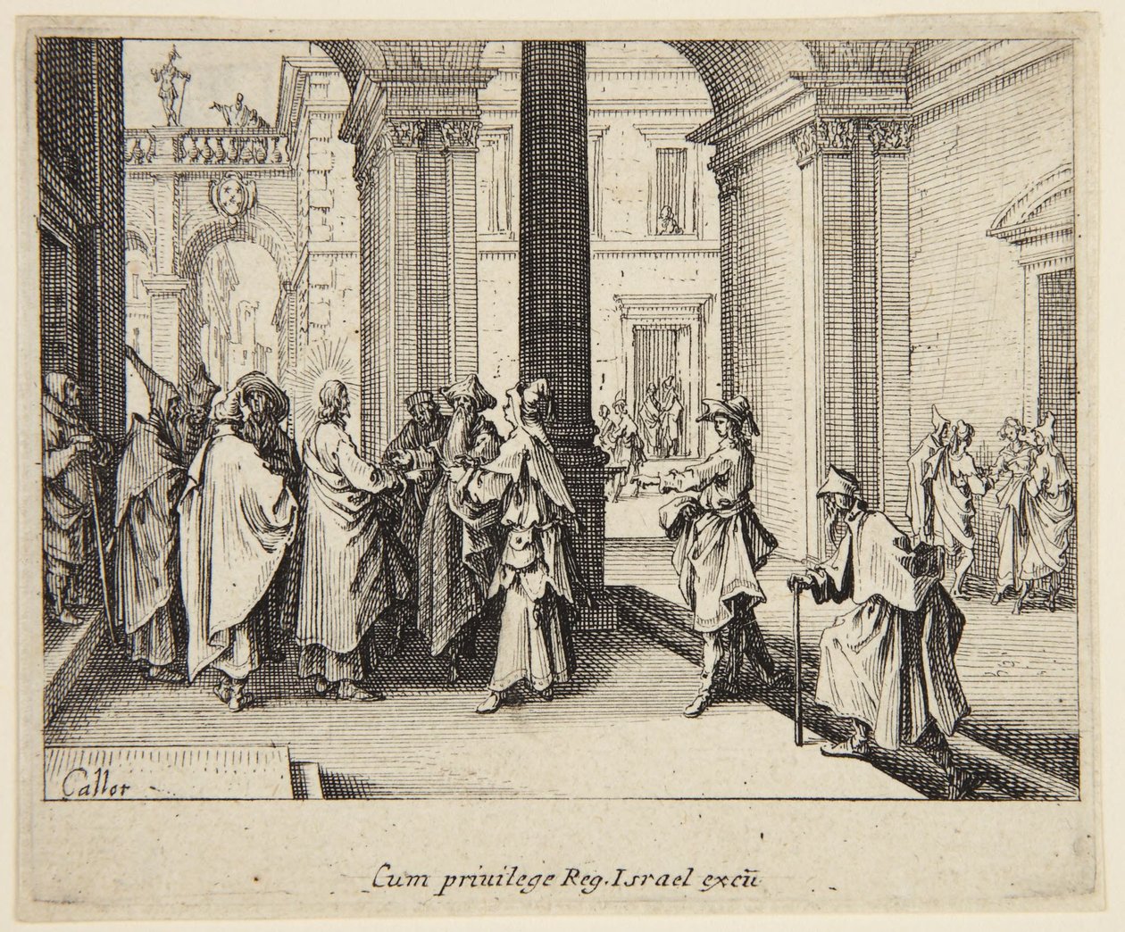 Césarův denár od Jacques Callot