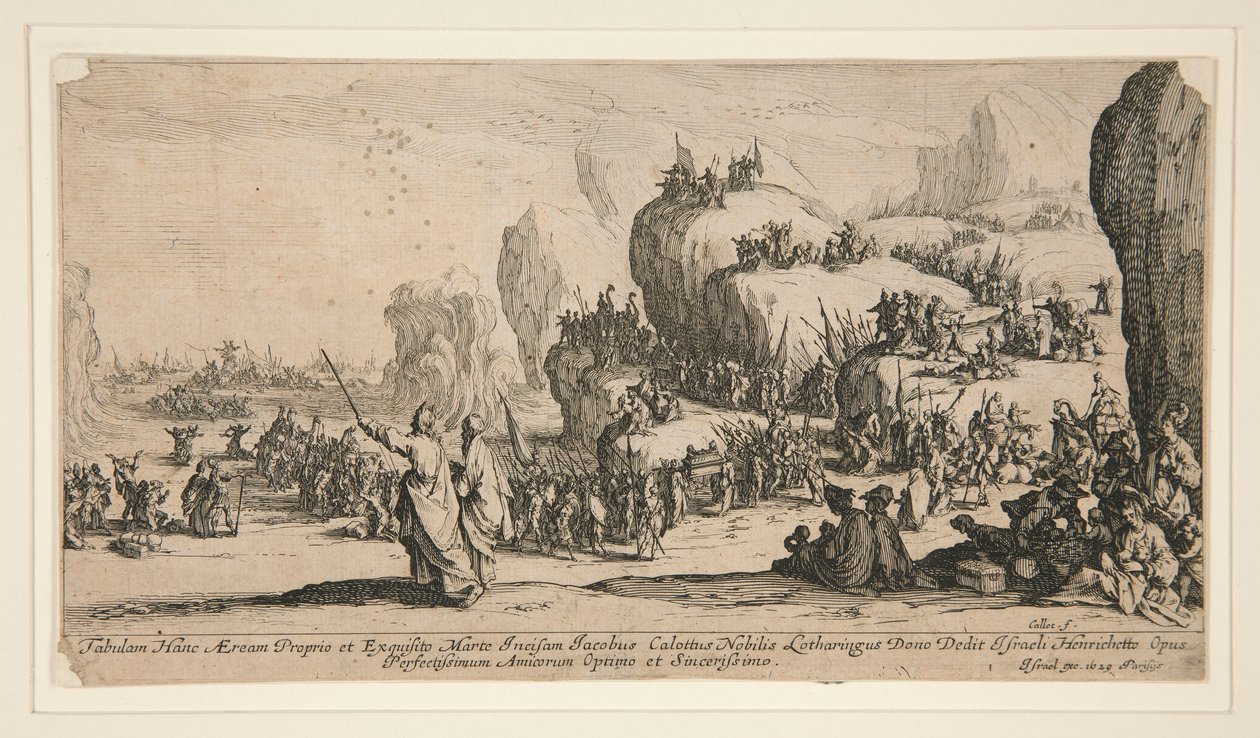 Přejezd Rudého moře od Jacques Callot