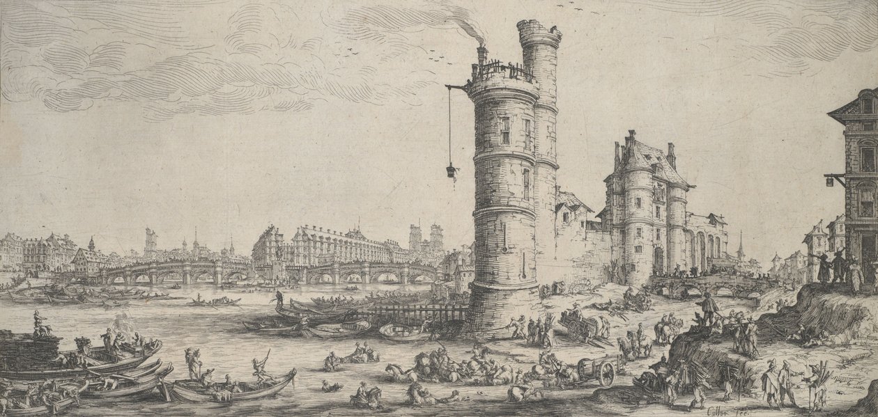 Pont Neuf od Jacques Callot
