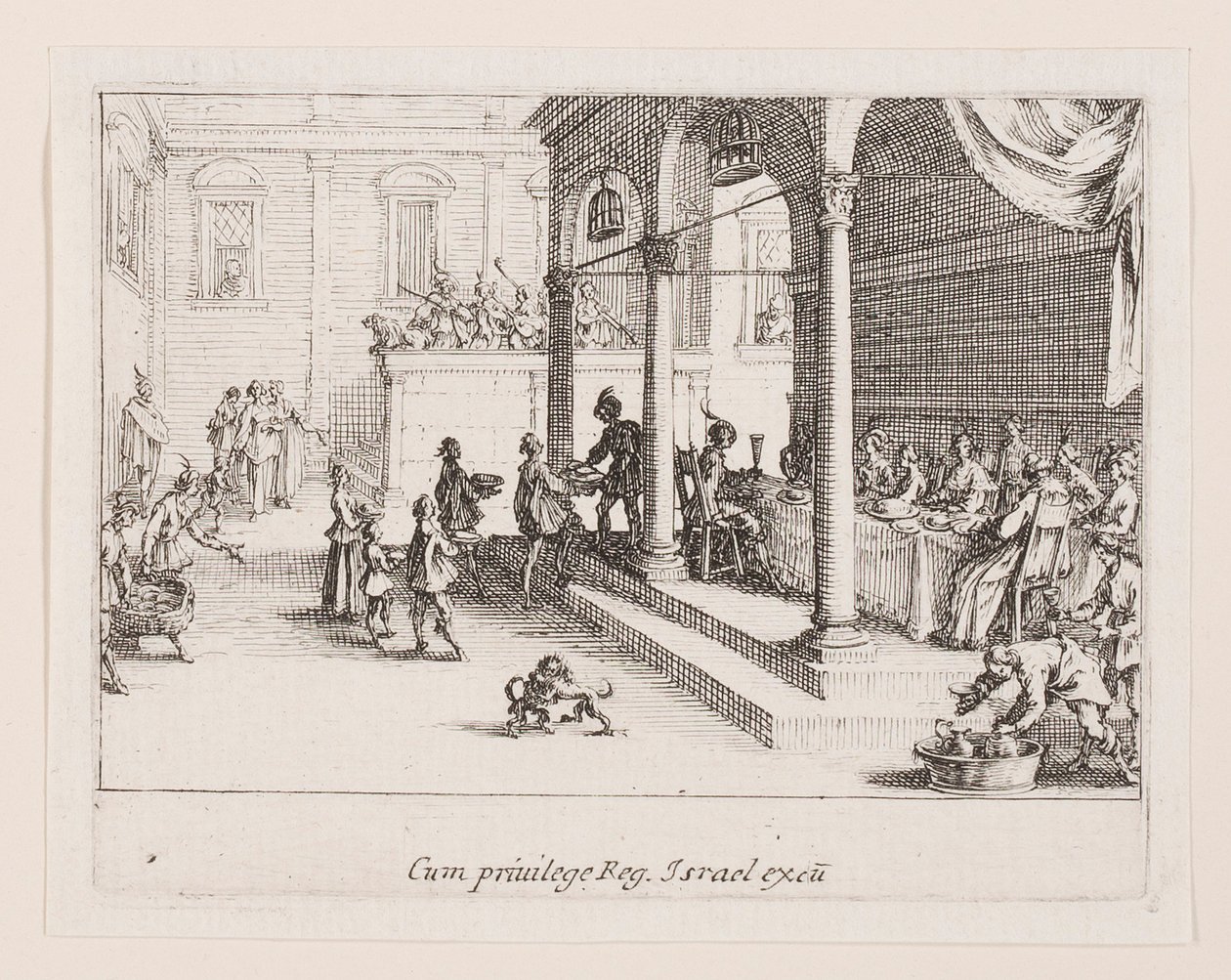 Le festin (Hlava), ze série La vie de l od Jacques Callot