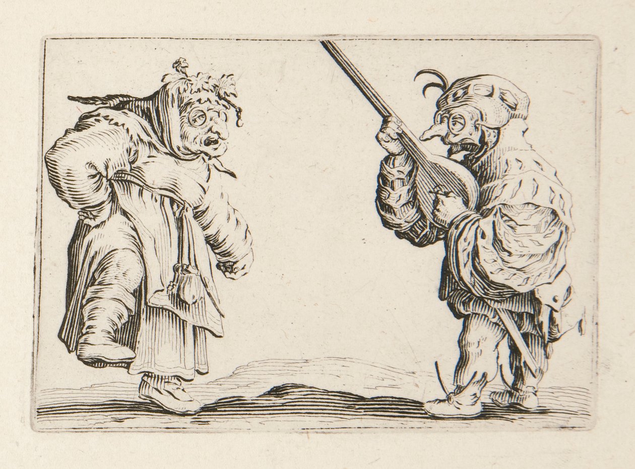 Les Caprices, sada 50 kusů od Jacques Callot