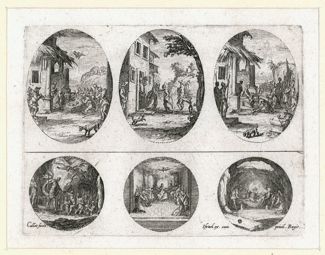 Zázraky umučení ... (rytina) od Jacques Callot