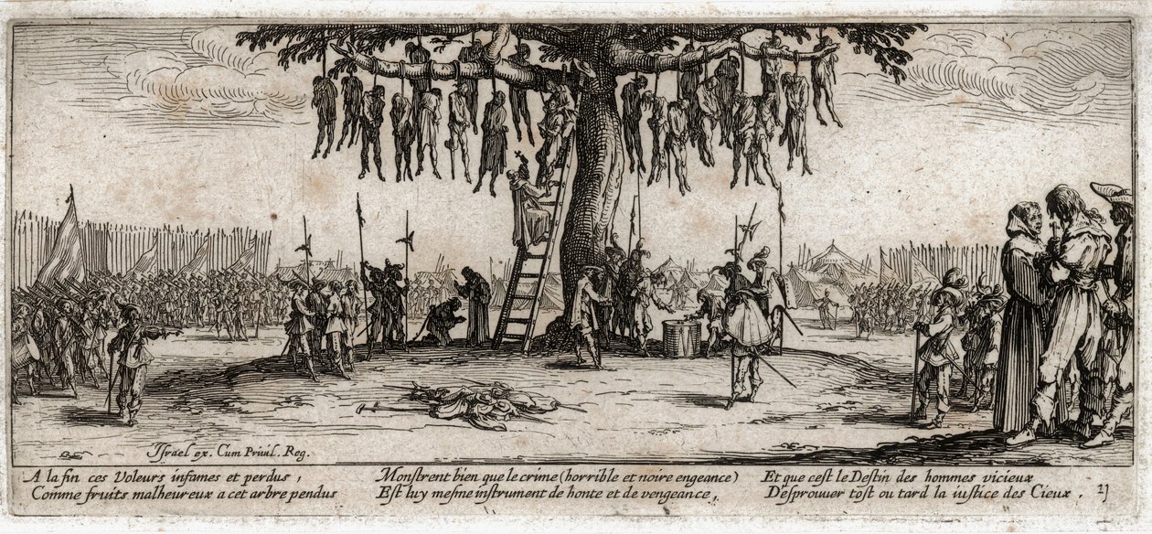 Bída a neštěstí války ... (rytina) od Jacques Callot