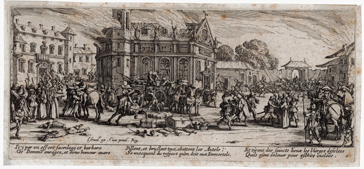 Bída a neštěstí války ... (rytina) od Jacques Callot