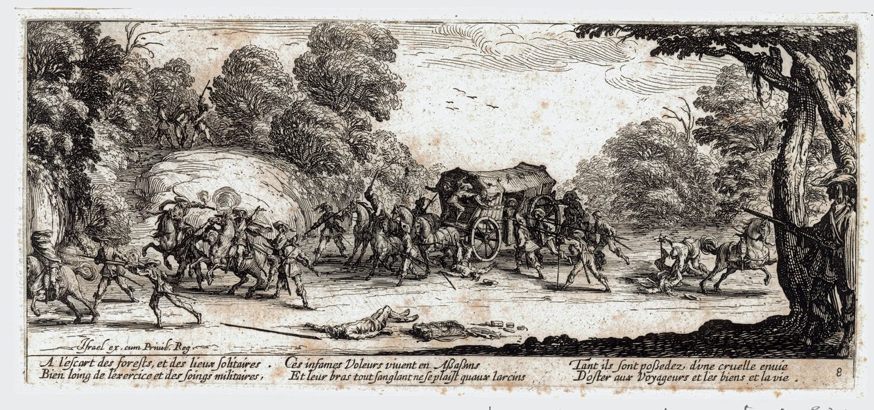Bída a neštěstí války ... (rytina) od Jacques Callot