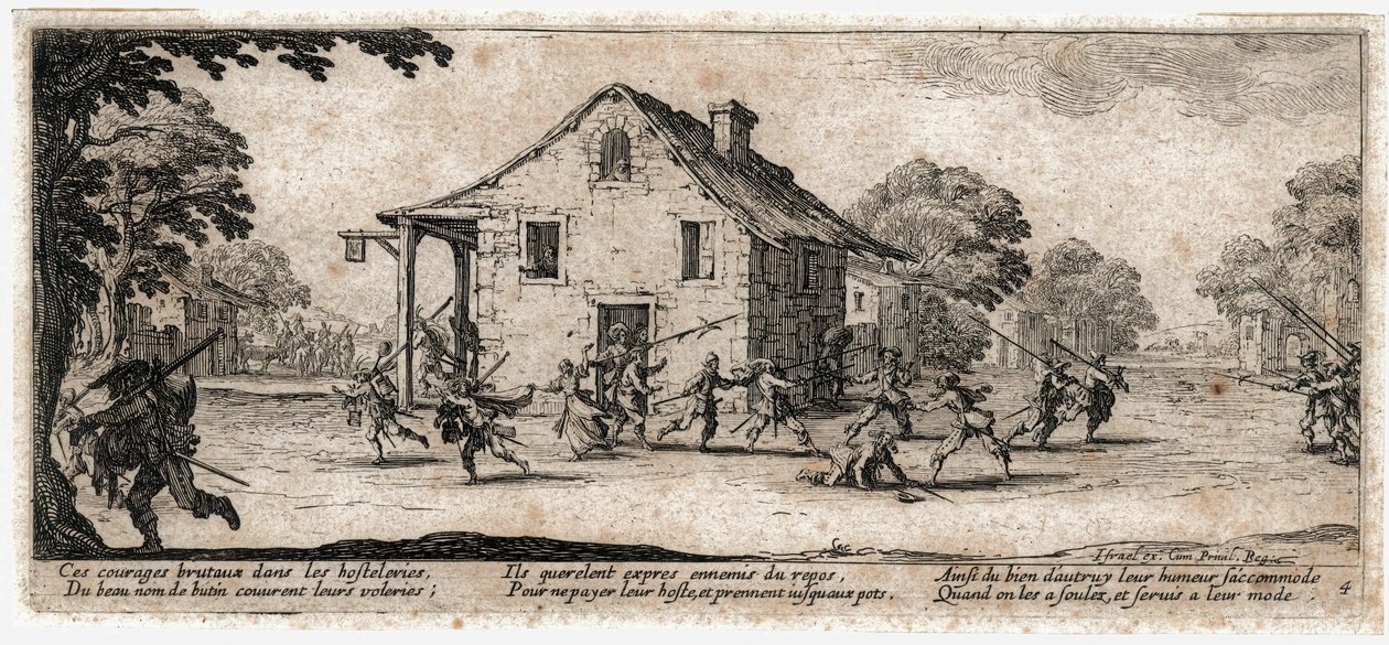 Bída a neštěstí války ... (rytina) od Jacques Callot