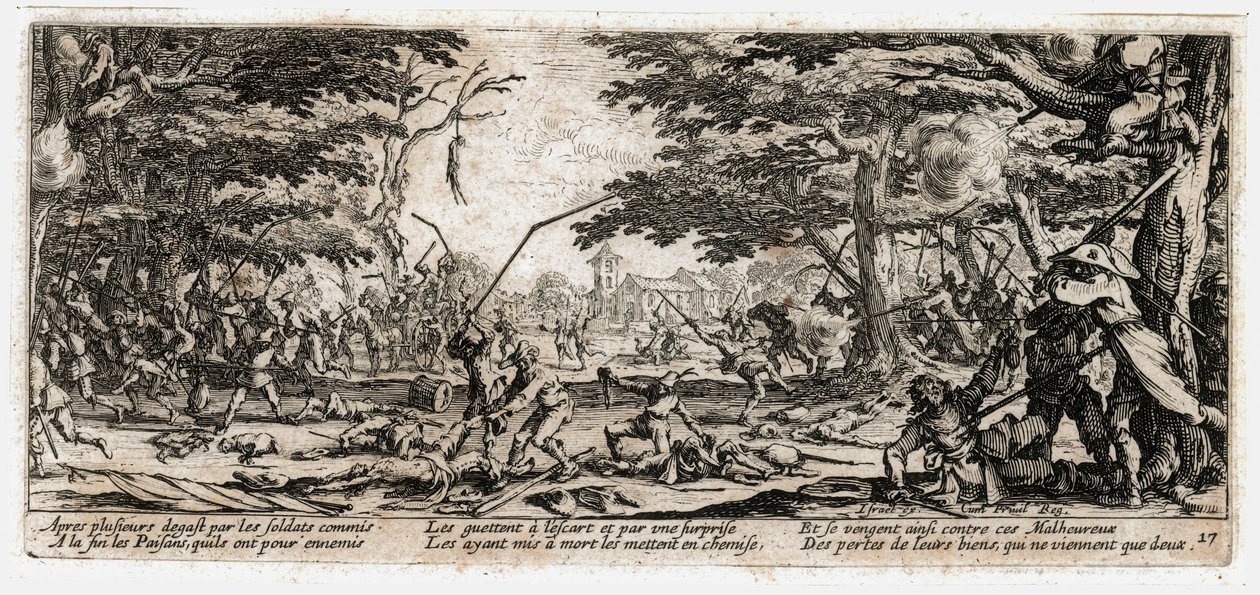 Bída a neštěstí války ... (rytina) od Jacques Callot