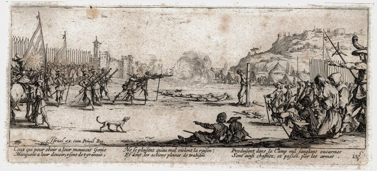 Bída a neštěstí války ... (rytina) od Jacques Callot