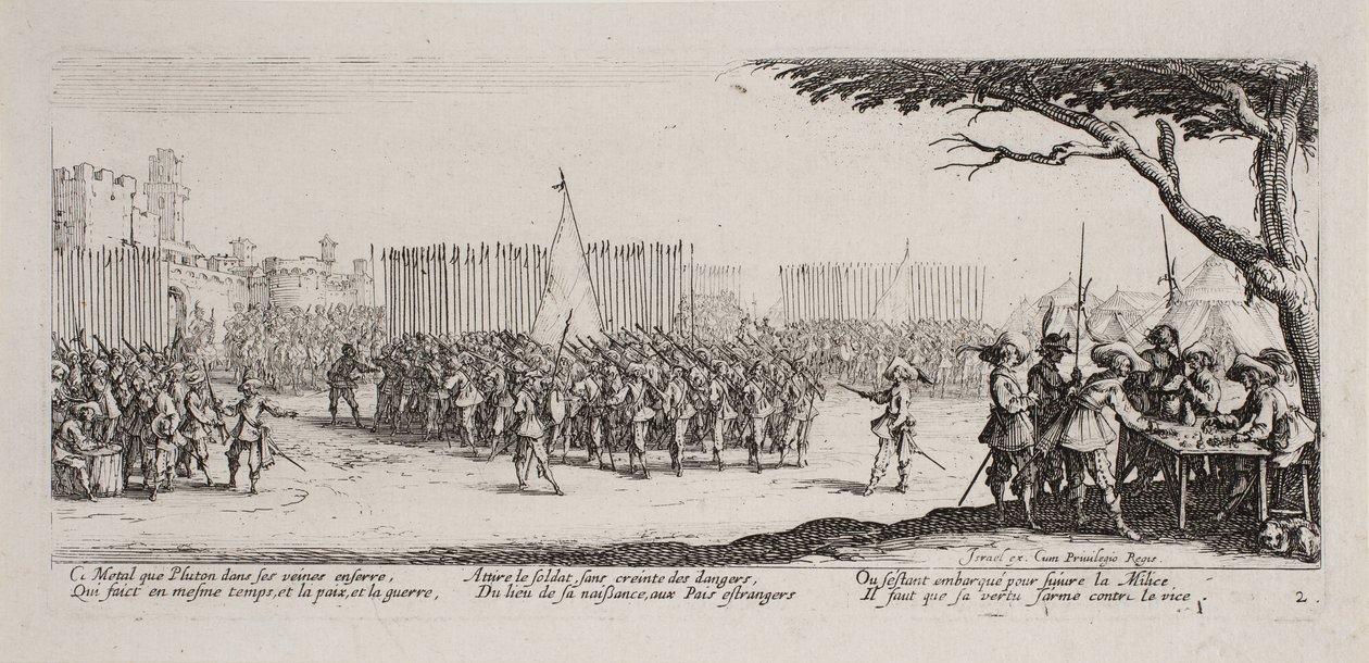 Válečná bída a neštěstí (blade 2) od Jacques Callot