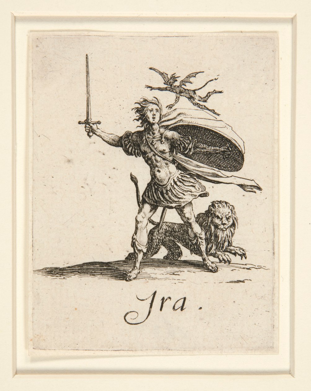 Sedm smrtelných hříchů: La Colere (Hněv) od Jacques Callot