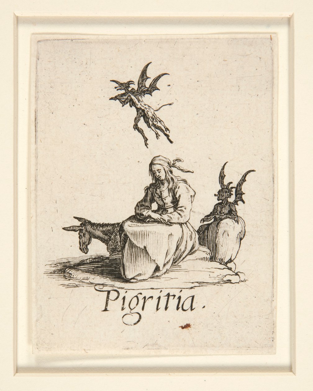 Sedm smrtelných hříchů: Lenost od Jacques Callot