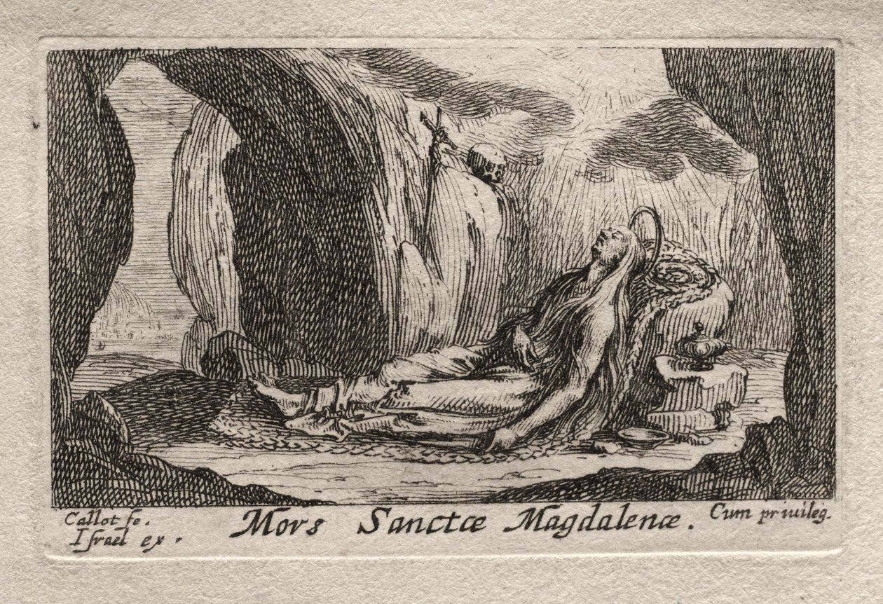 Penitents: Smrt Ste. Madeleine od Jacques Callot