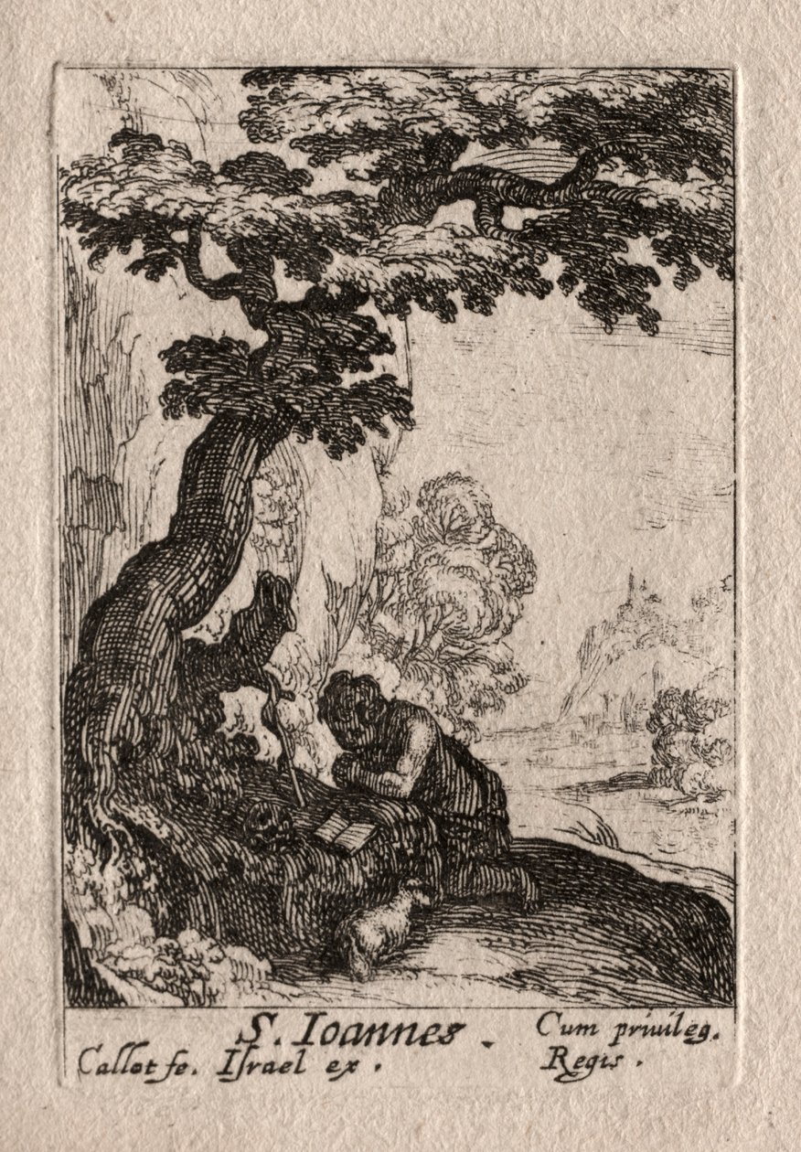 Kajícníci: sv. Jean Baptiste od Jacques Callot