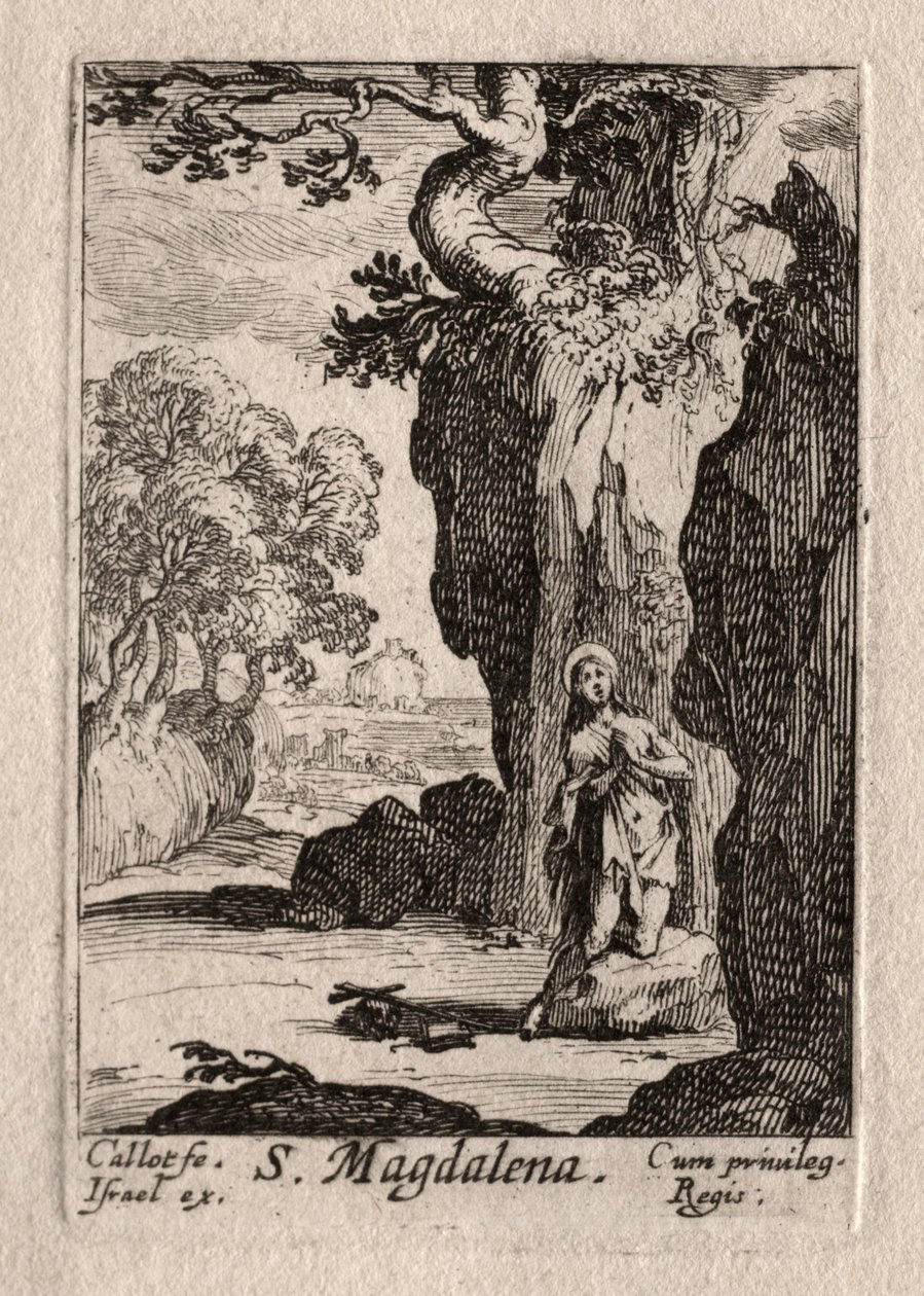 Kajícníci: sv. Kající se Madeleine od Jacques Callot