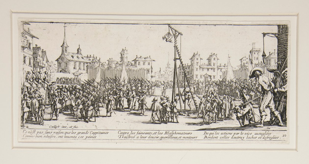 Velké válečné bídy: č. 10 - L od Jacques Callot