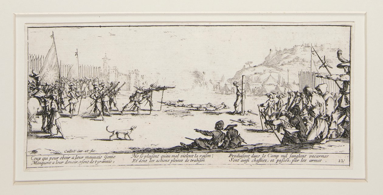 Velké válečné bídy: č. 12 - L od Jacques Callot