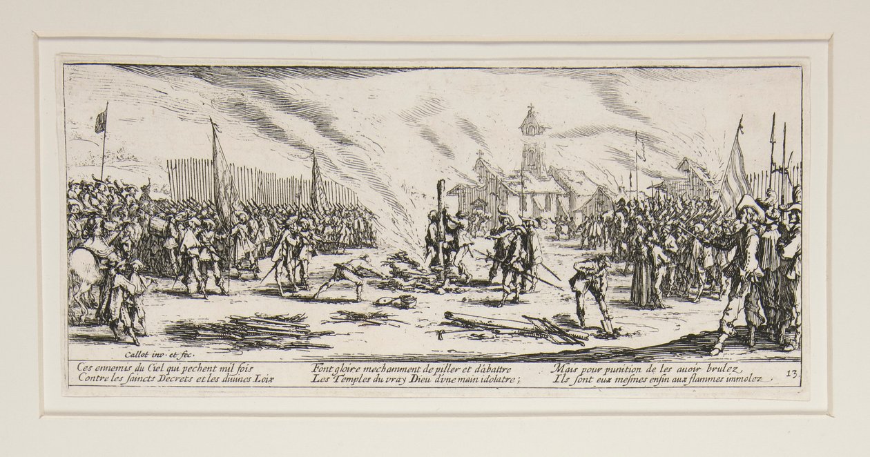 Velká válečná bída: č. 13 - Kůl od Jacques Callot