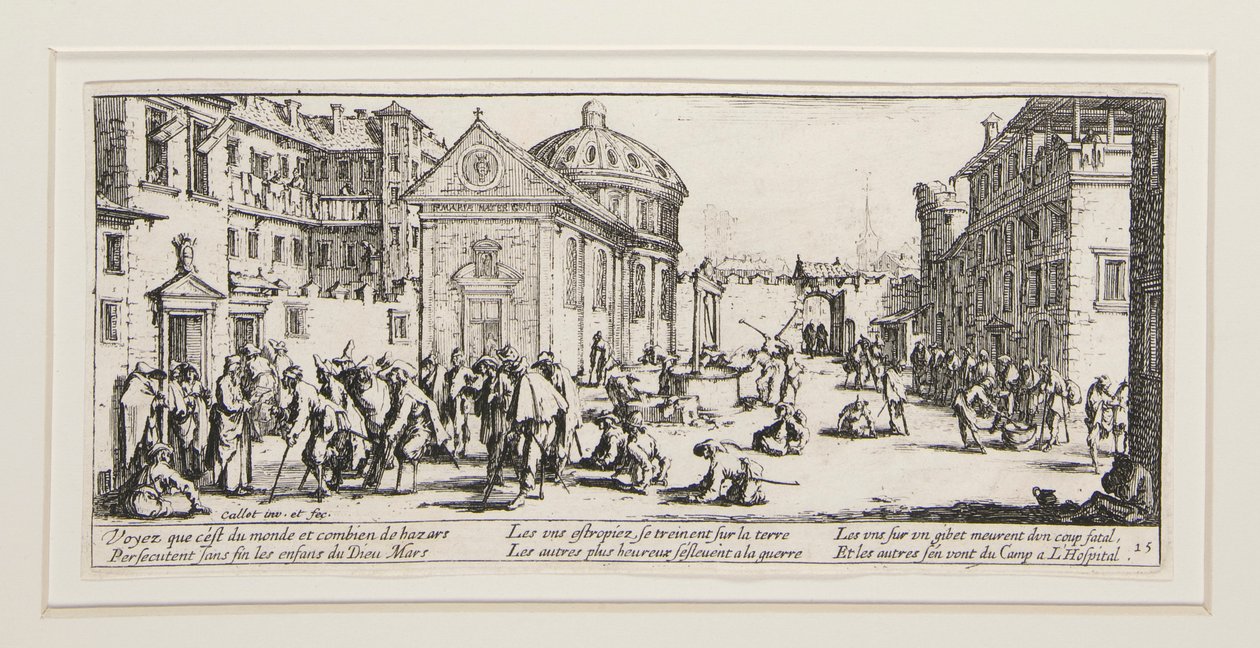 Velké válečné bídy: č. 15 - L od Jacques Callot