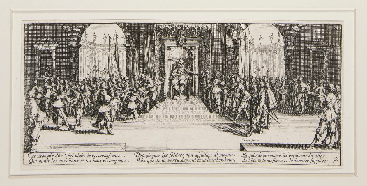 Velká bída války: Ne. 18 - Rozdělování odměn od Jacques Callot