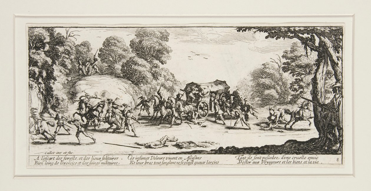 Velké válečné bídy: č. 8 - L od Jacques Callot