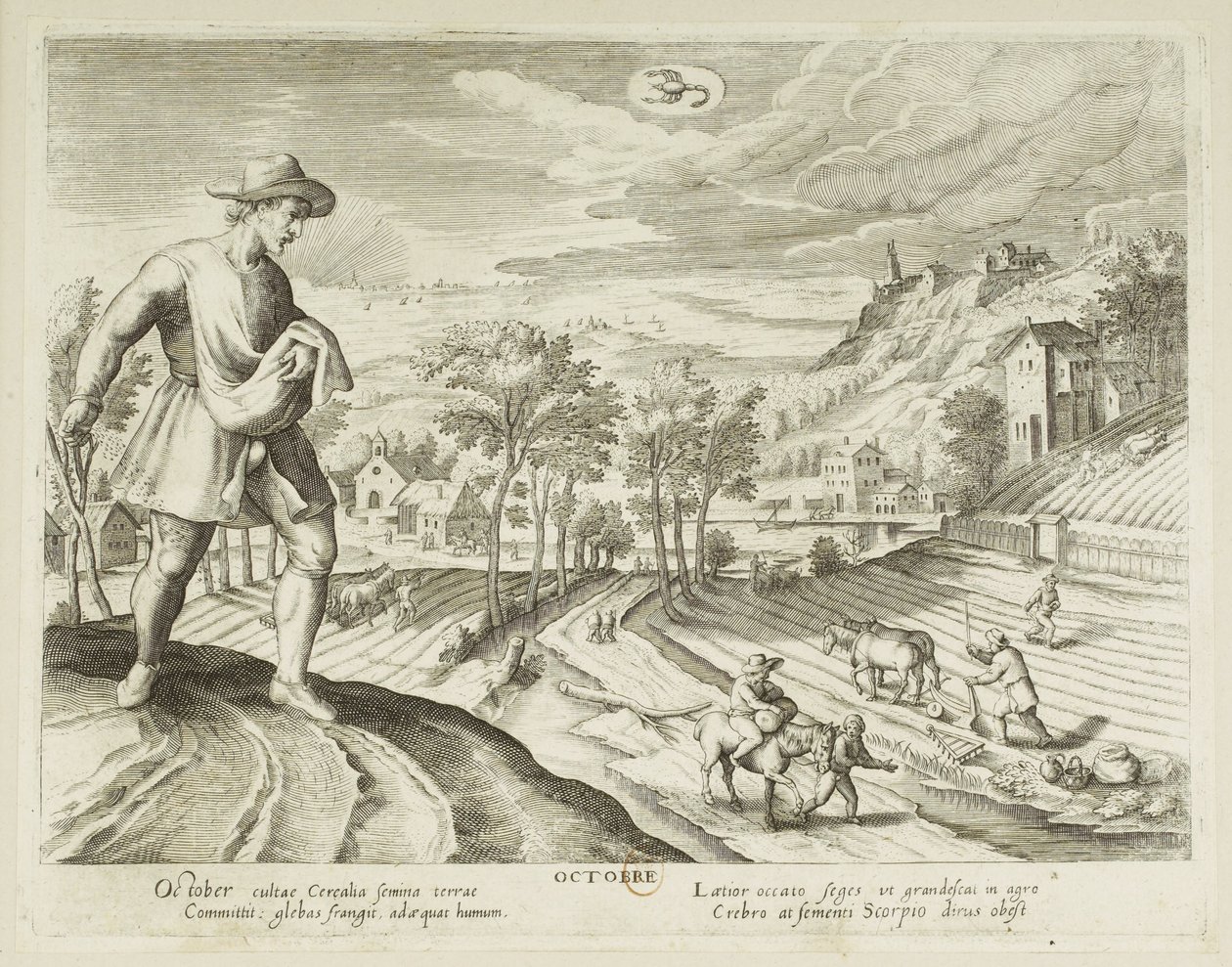Měsíce. 10, říjen od Jacques Callot