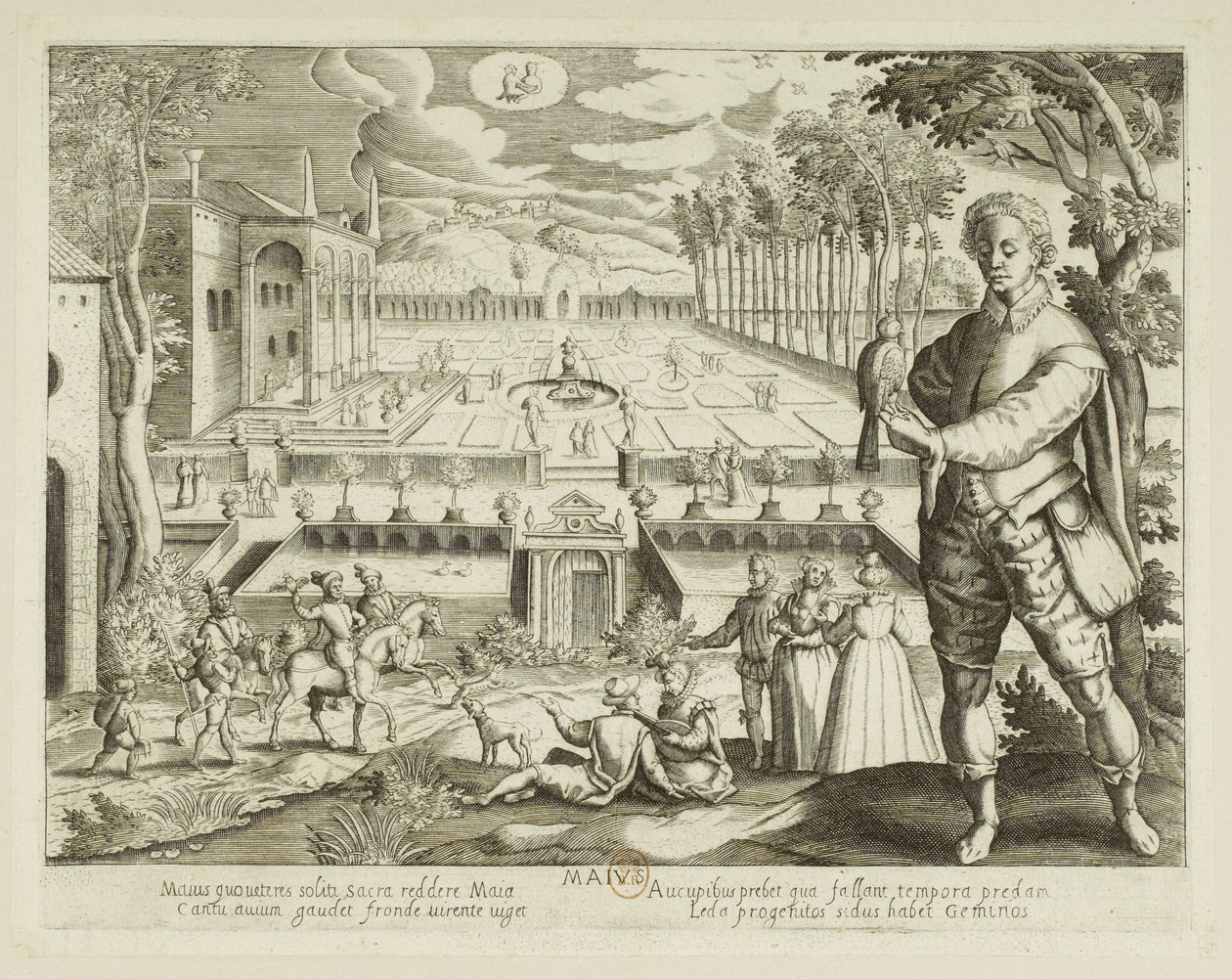 Měsíce 5, květen od Jacques Callot
