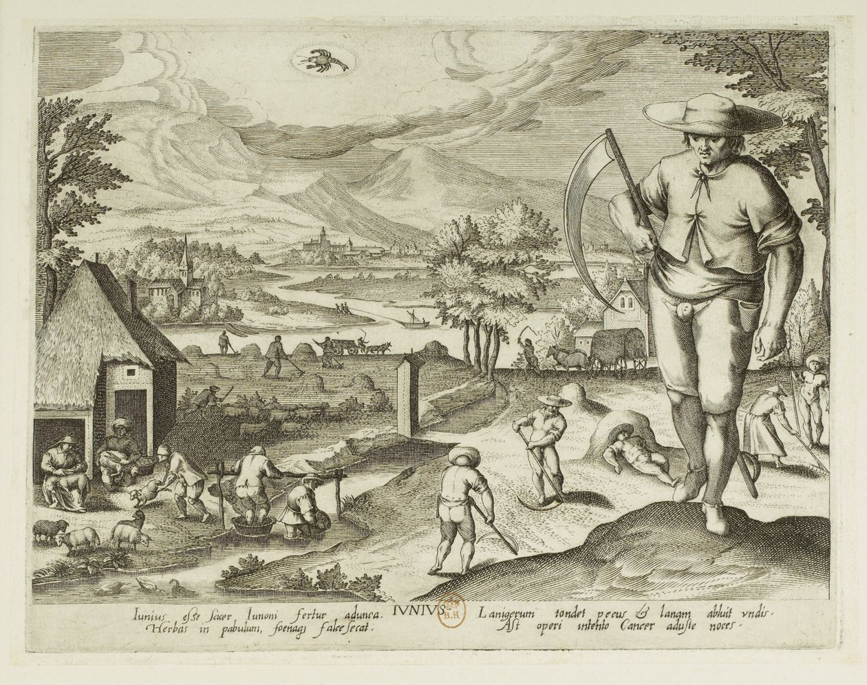 Měsíce 6, červen od Jacques Callot