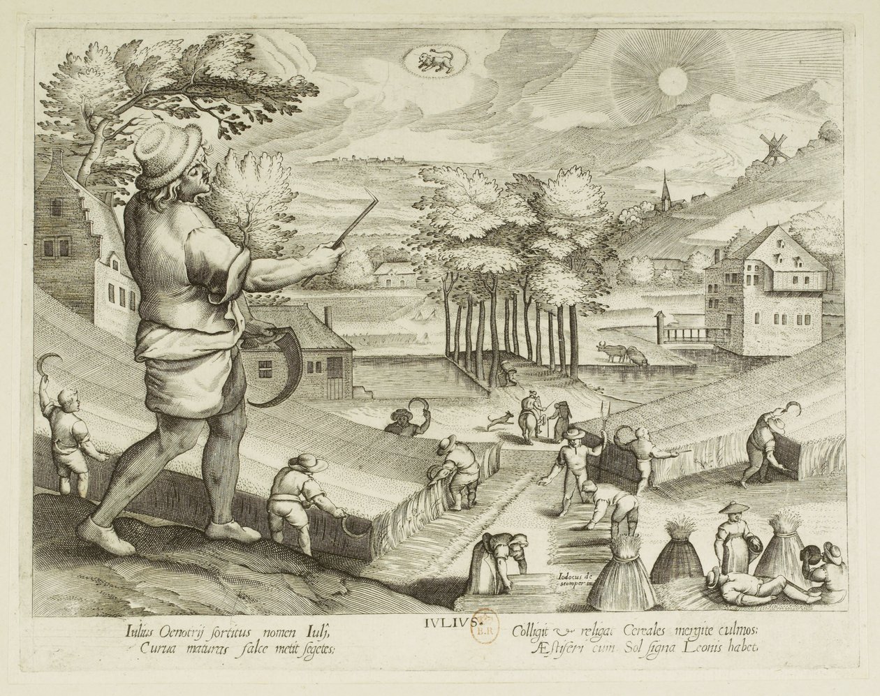 Měsíce 7, červenec od Jacques Callot