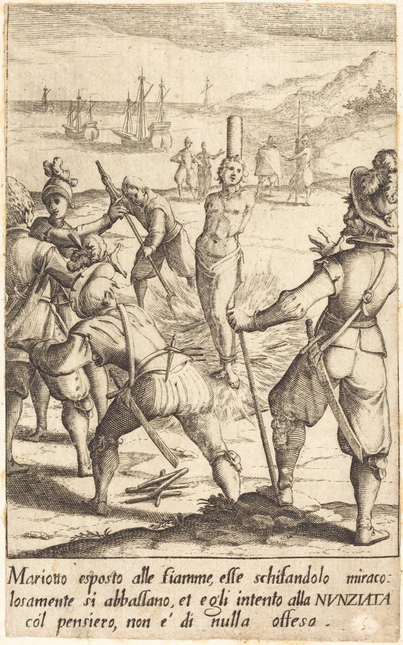 Mariotto, 1619. od Jacques Callot