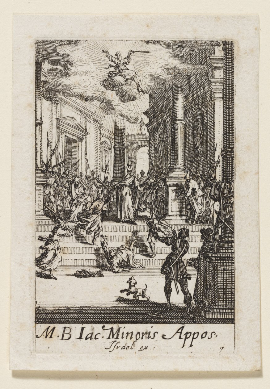 Mučednictví svatého apoštola Jakuba (Jac. Minoris Appos.) od Jacques Callot