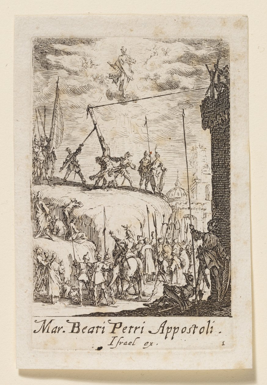 Mučednictví svatého apoštola Petra (Mučednictví blahoslaveného apoštola Petra) od Jacques Callot