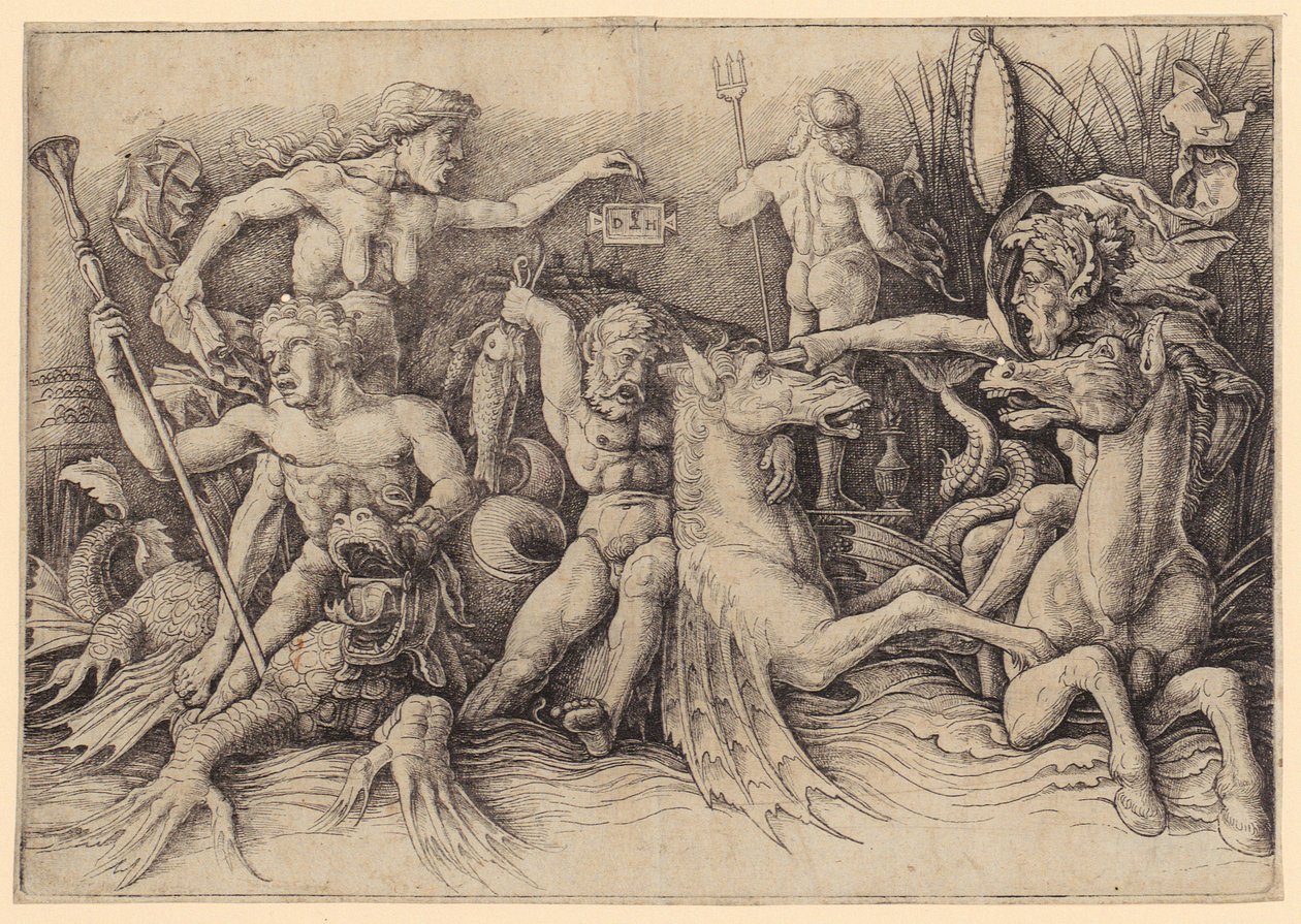 Mučednictví svatého Barnabáše, list 15 ze série „Mučednictví apoštolů“ od Jacques Callot