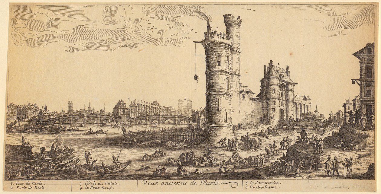 Mučednictví svatého Tadeáše, list 12 ze série „Mučednictví apoštolů“ od Jacques Callot