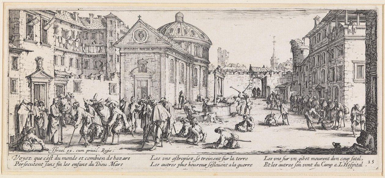 Váleční ranění od Jacques Callot