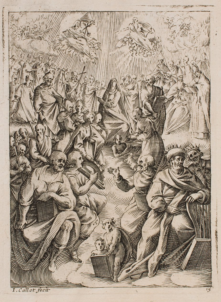 Ráj, ze série „Obrázky z Říma“ od Jacques Callot
