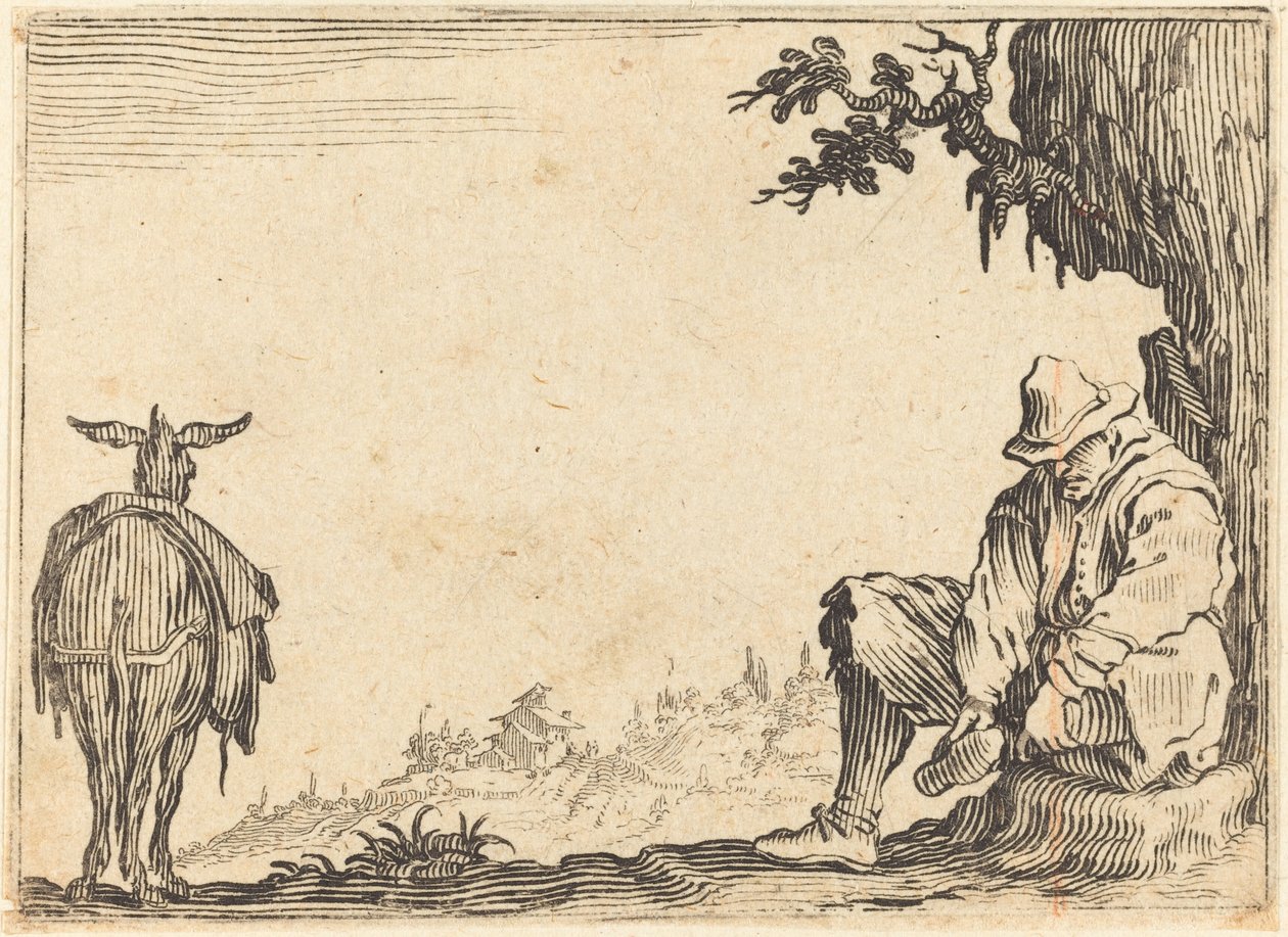 Rolník Zouvat Botu od Jacques Callot