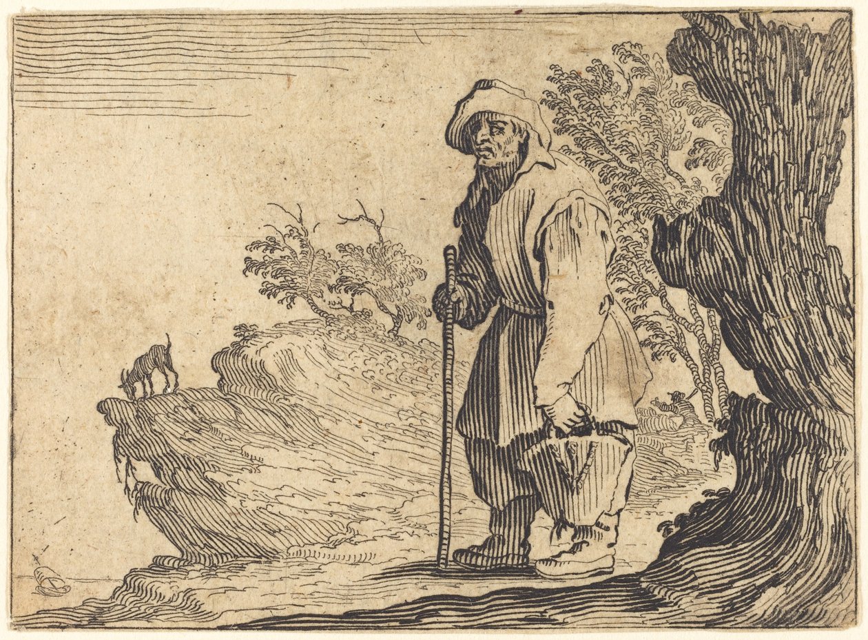 Sedlák s pytlem od Jacques Callot