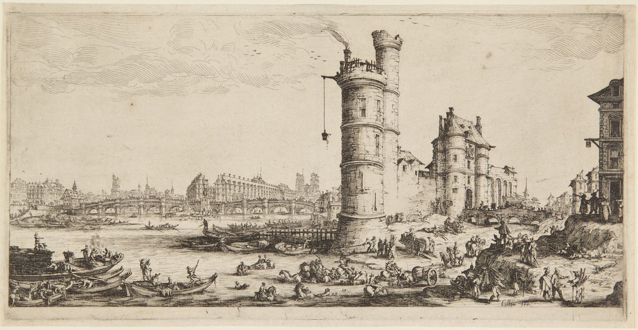 Pont-Neuf od Jacques Callot