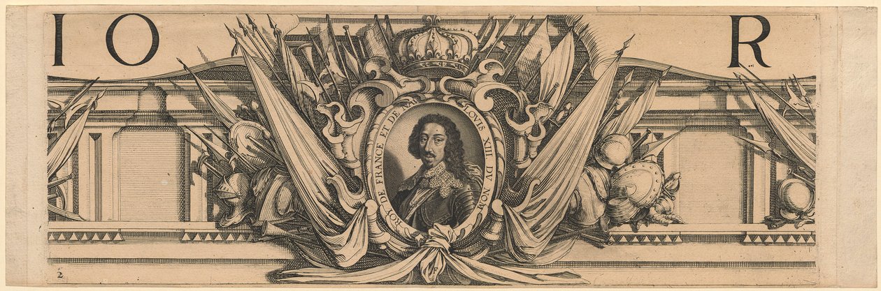 Portrét krále Ludvíka XIII. od Jacques Callot
