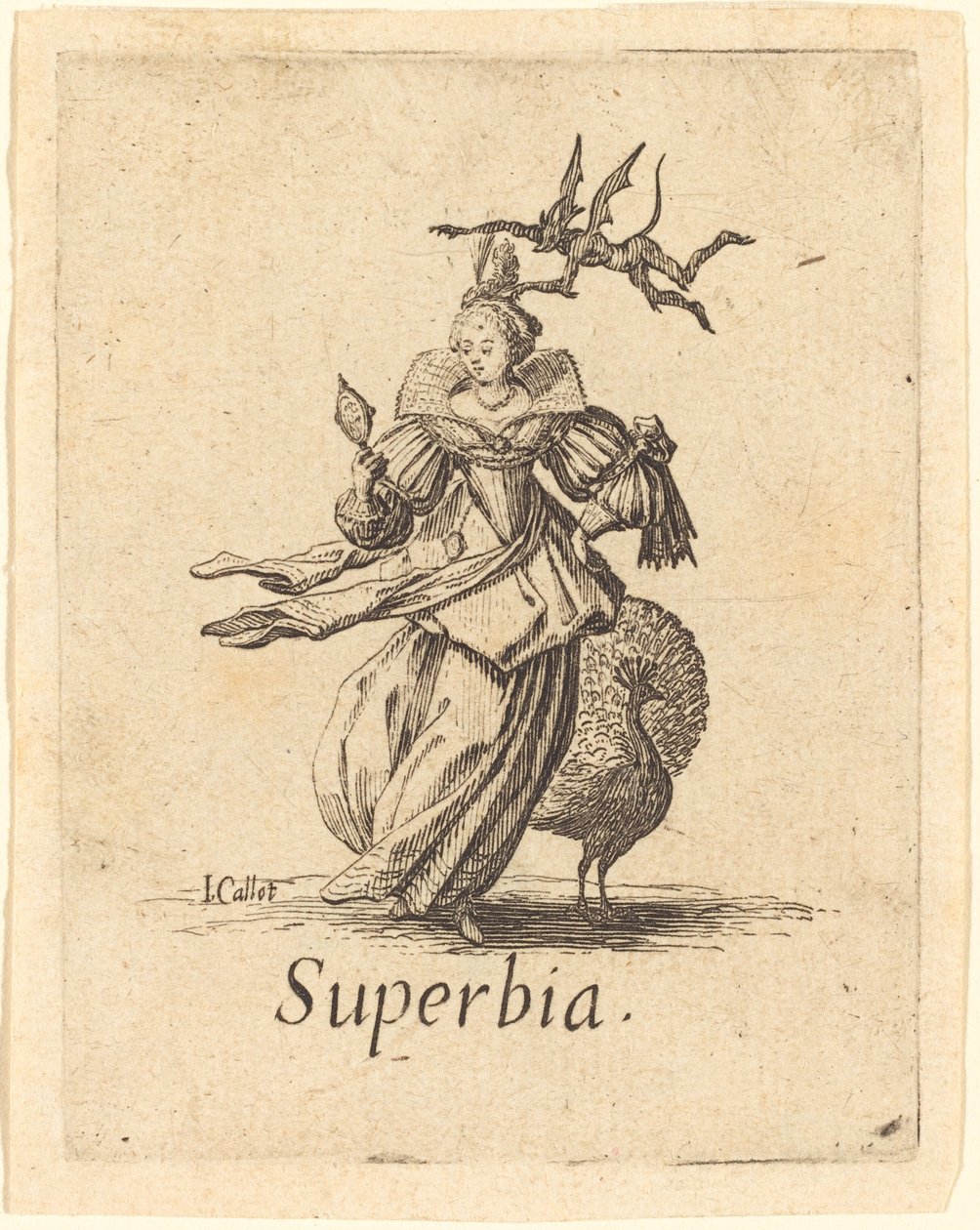 Pride Vanity, pravděpodobně po roce 1621. od Jacques Callot