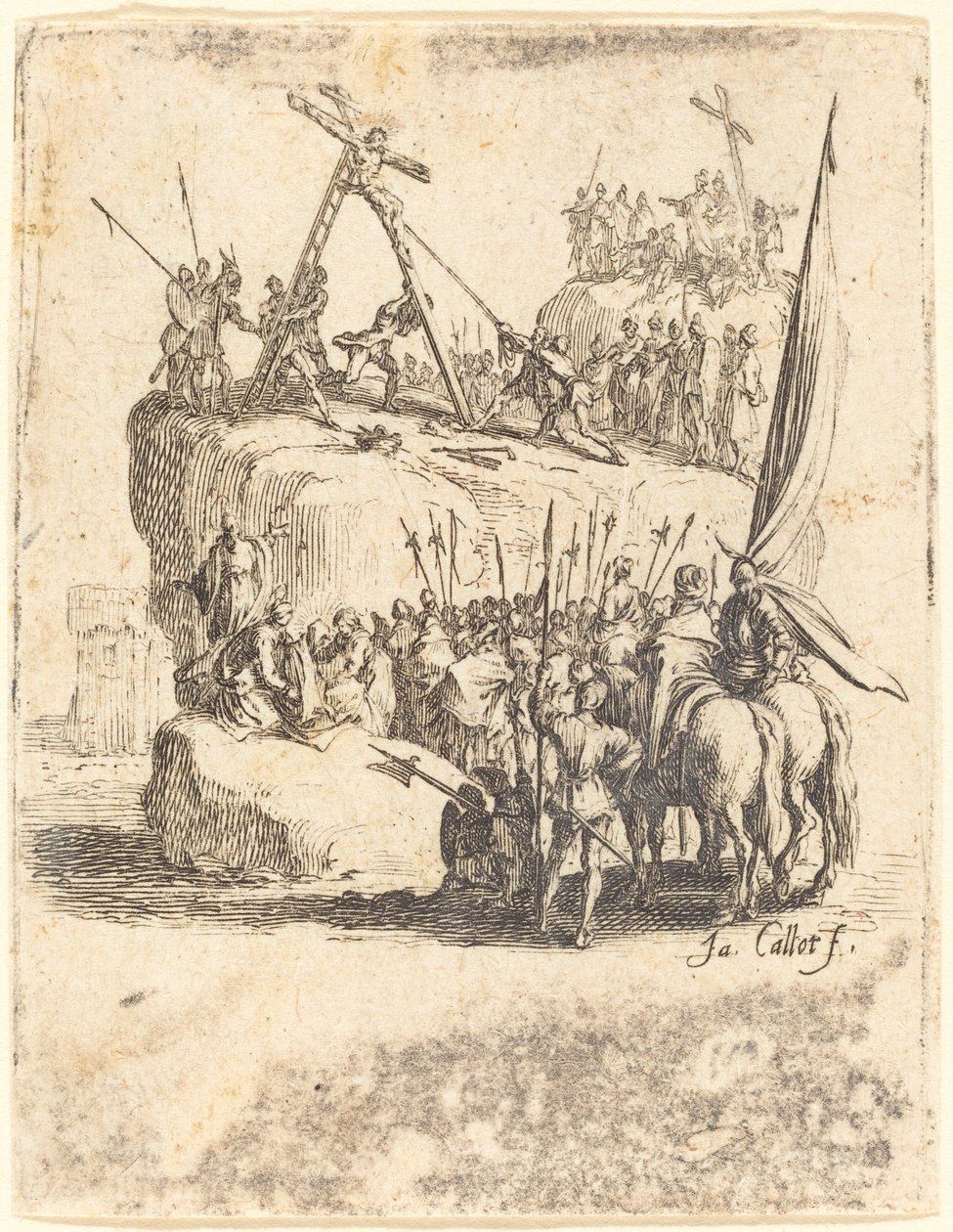 Vzkříšení kříže, c. 16241625. od Jacques Callot