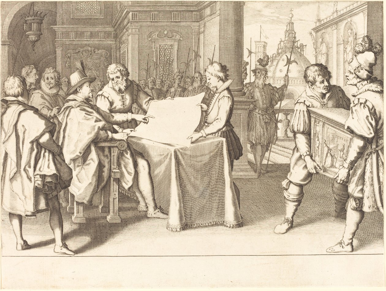Obnova Duomo, Florencie, c. 1614. od Jacques Callot