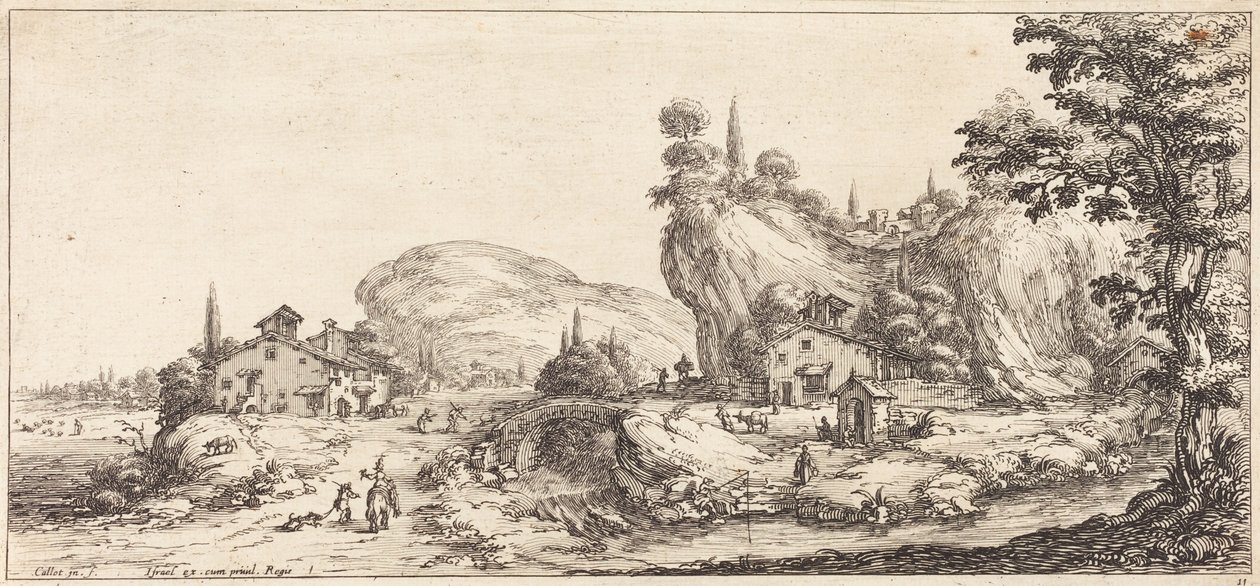Návrat domů z lovu od Jacques Callot