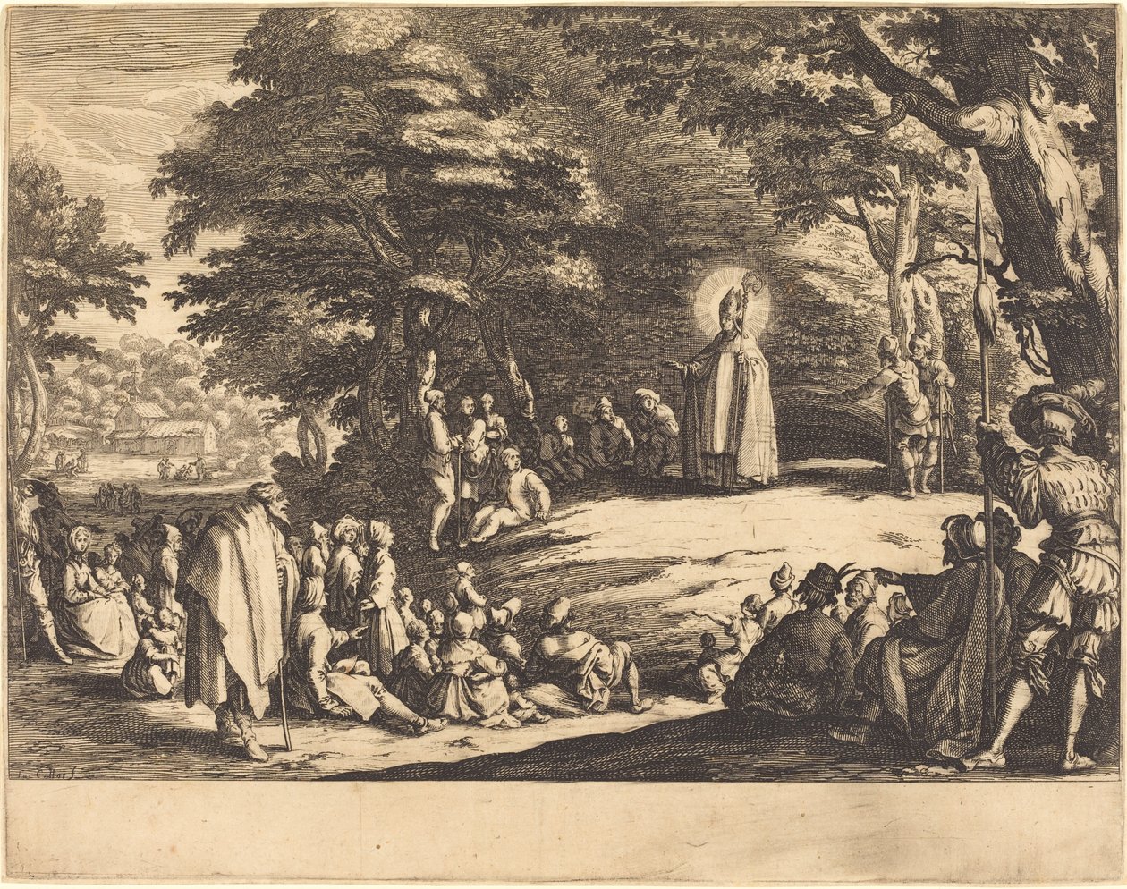 Svatý Amond od Jacques Callot