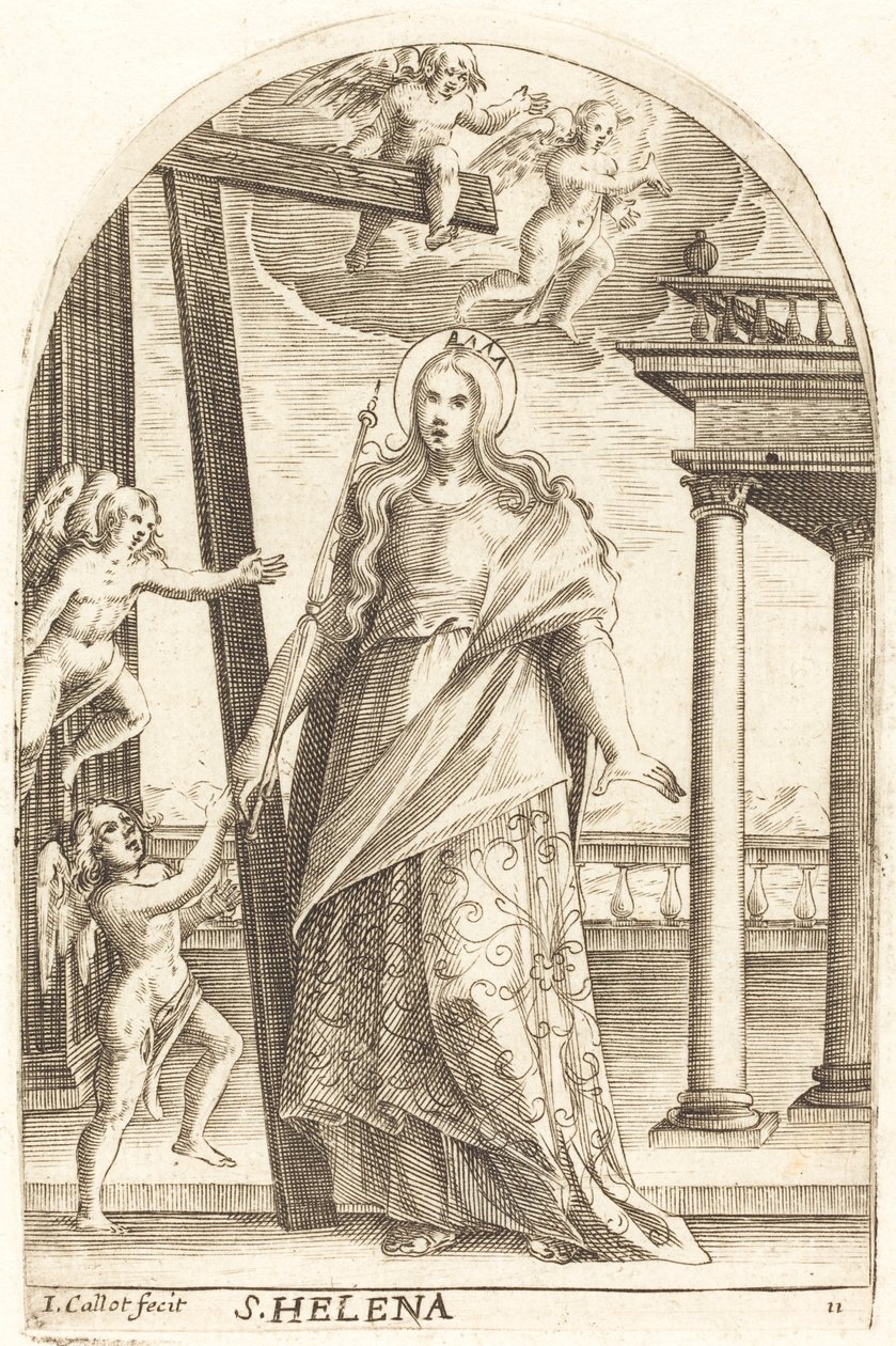 Svatá Helena od Jacques Callot