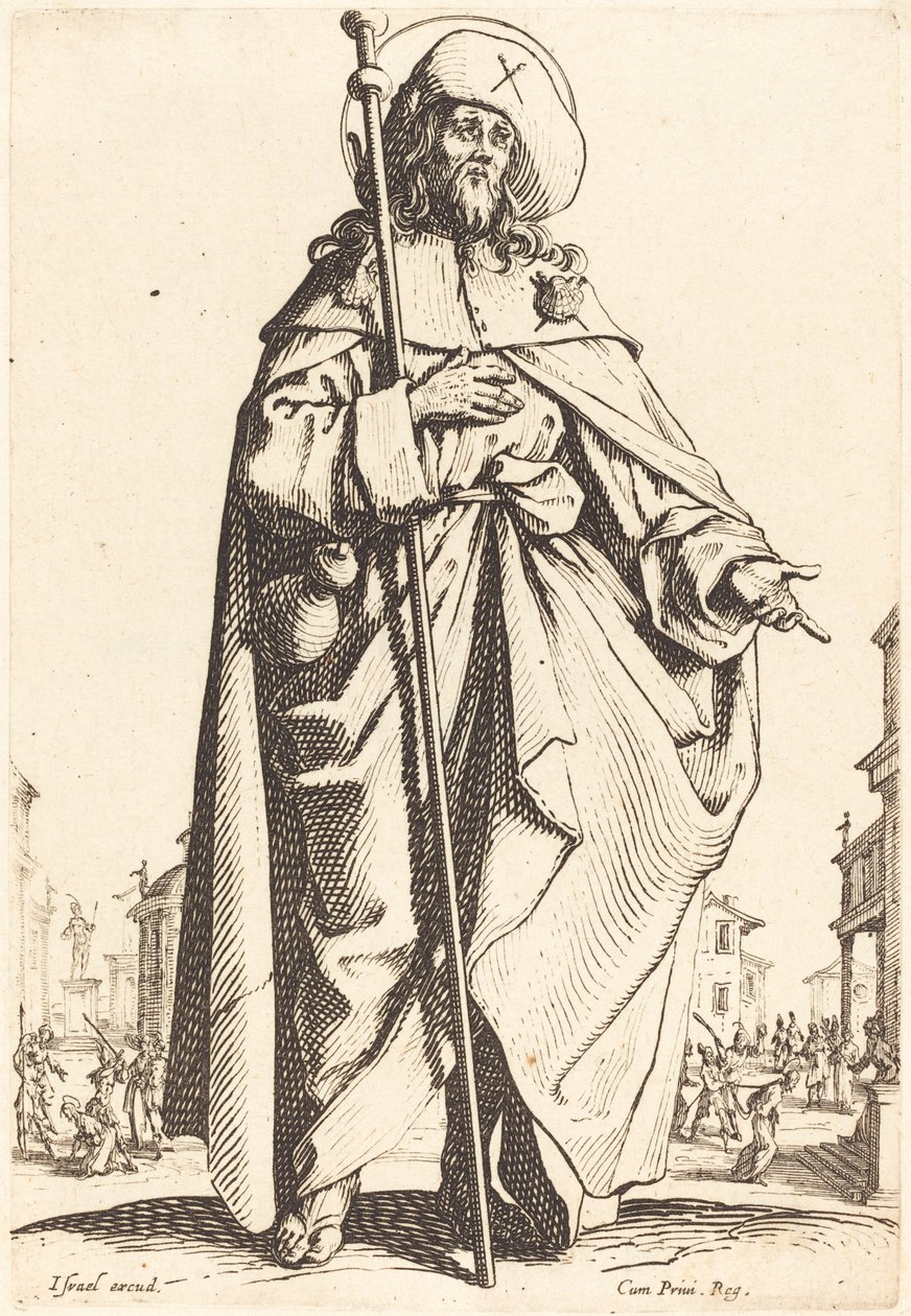 Svatý Jakub Veliký od Jacques Callot