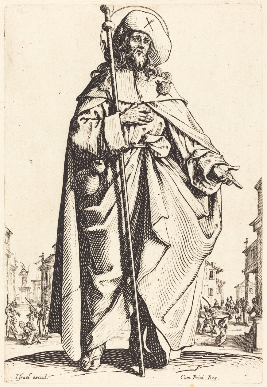 Svatý Jakub Větší od Jacques Callot