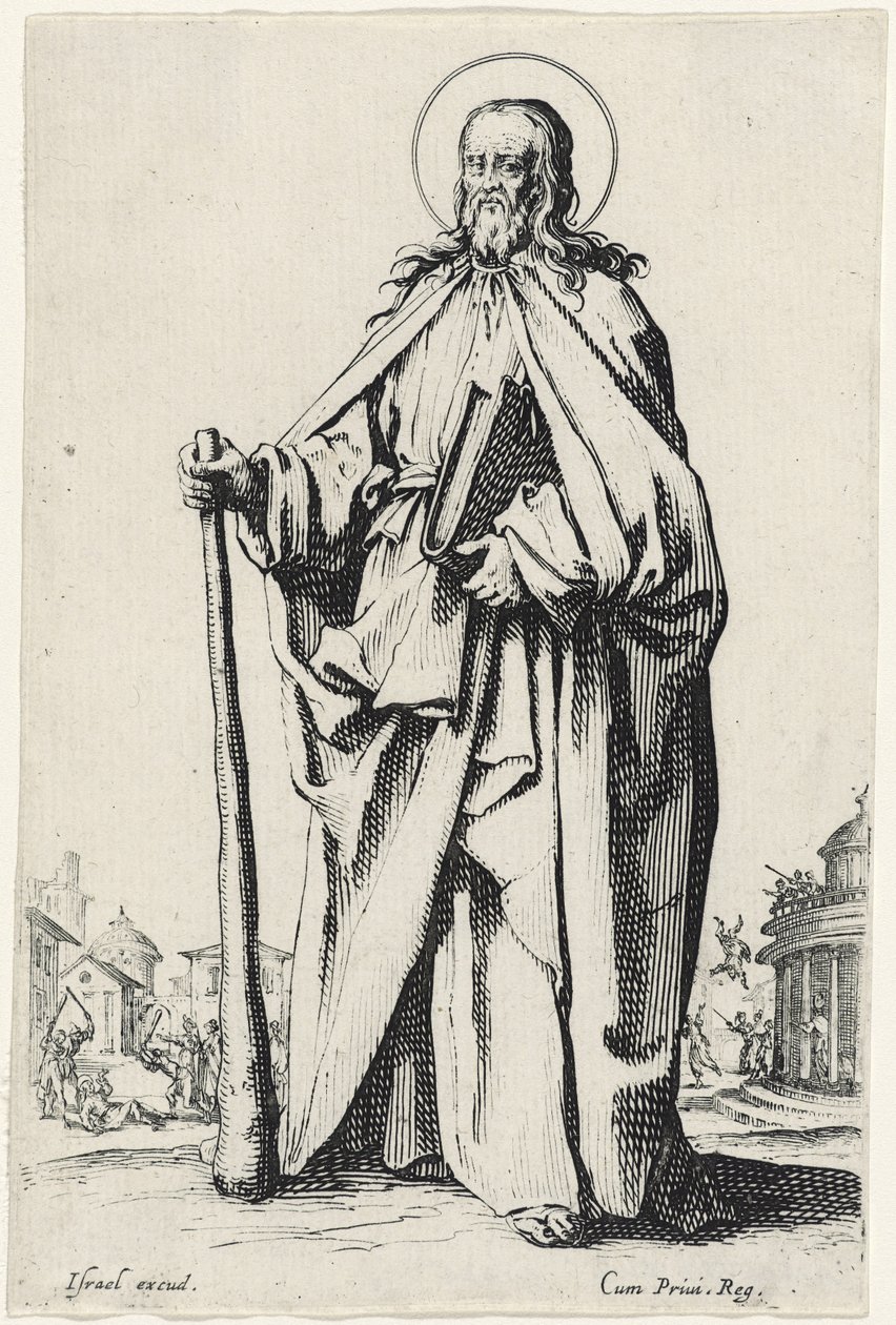 Svatý Jakub Menší z Les Grands Apôtres (Velcí apoštolové), 1631 od Jacques Callot